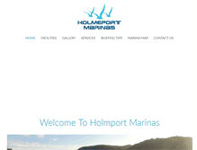 Tablet Screenshot of holmeportmarinas.com.au